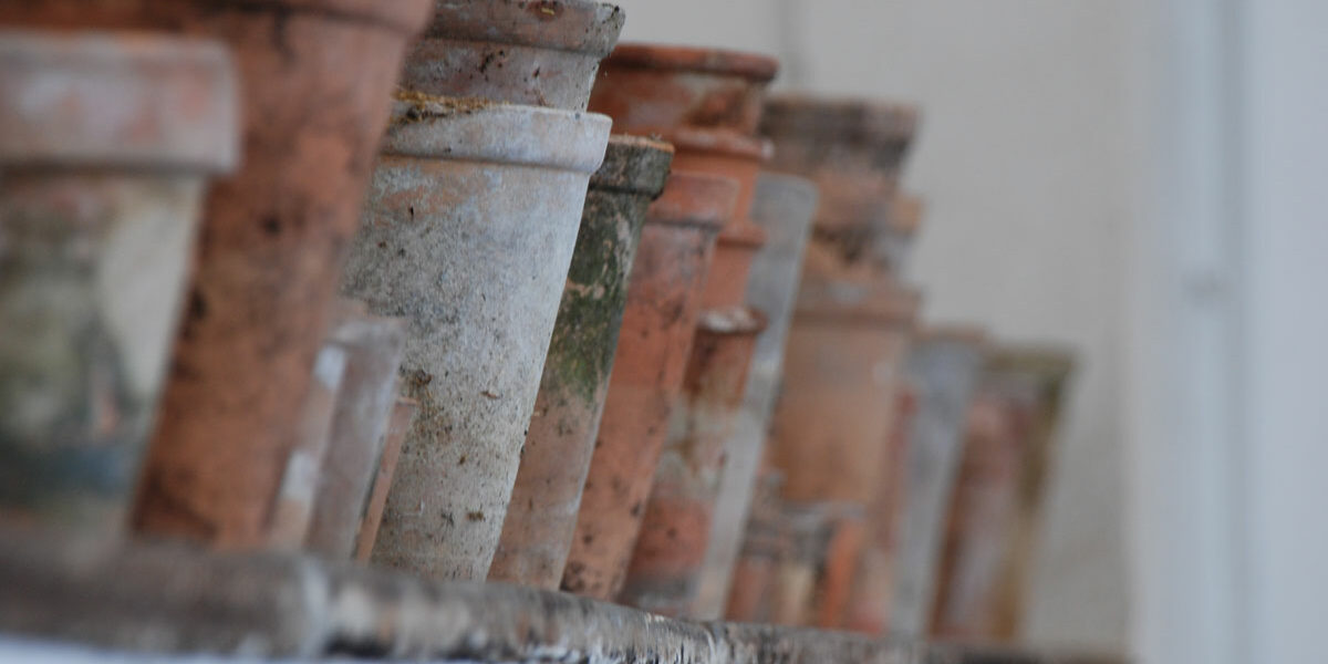 Tontöpfe Handgedrehte Tontöpfe